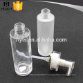 clear or frost glass process body lotion bottle for people